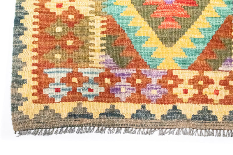 Kelim tapijt - Oosters - 123 x 80 cm - bruin