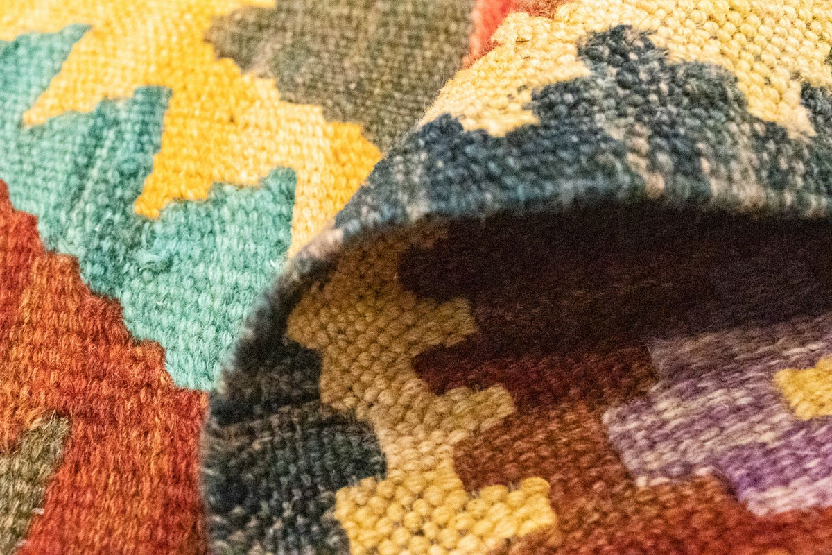 Kelim tapijt - Oosters - 123 x 80 cm - bruin