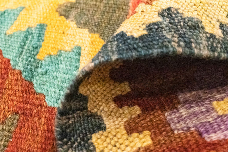 Kelim tapijt - Oosters - 123 x 80 cm - bruin