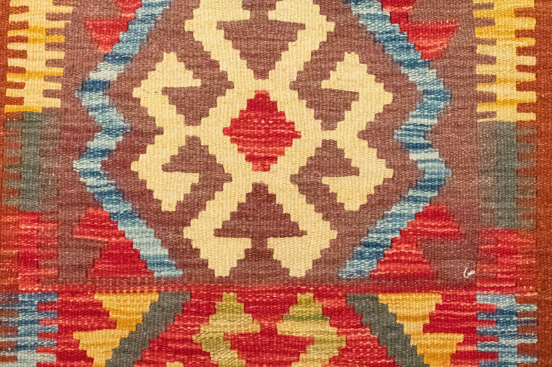 Kelim tapijt - Oosters - 119 x 82 cm - bruin