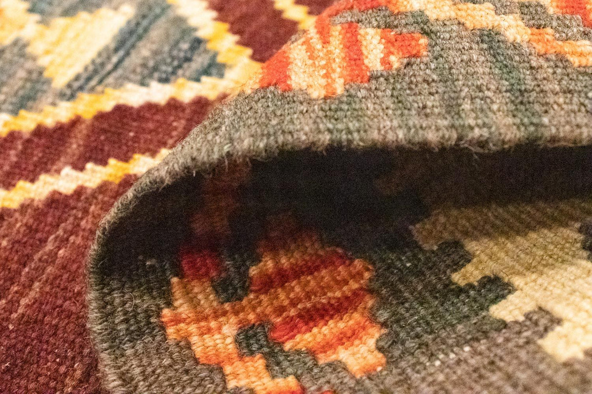 Kelim tapijt - Oosters - 123 x 83 cm - oranje