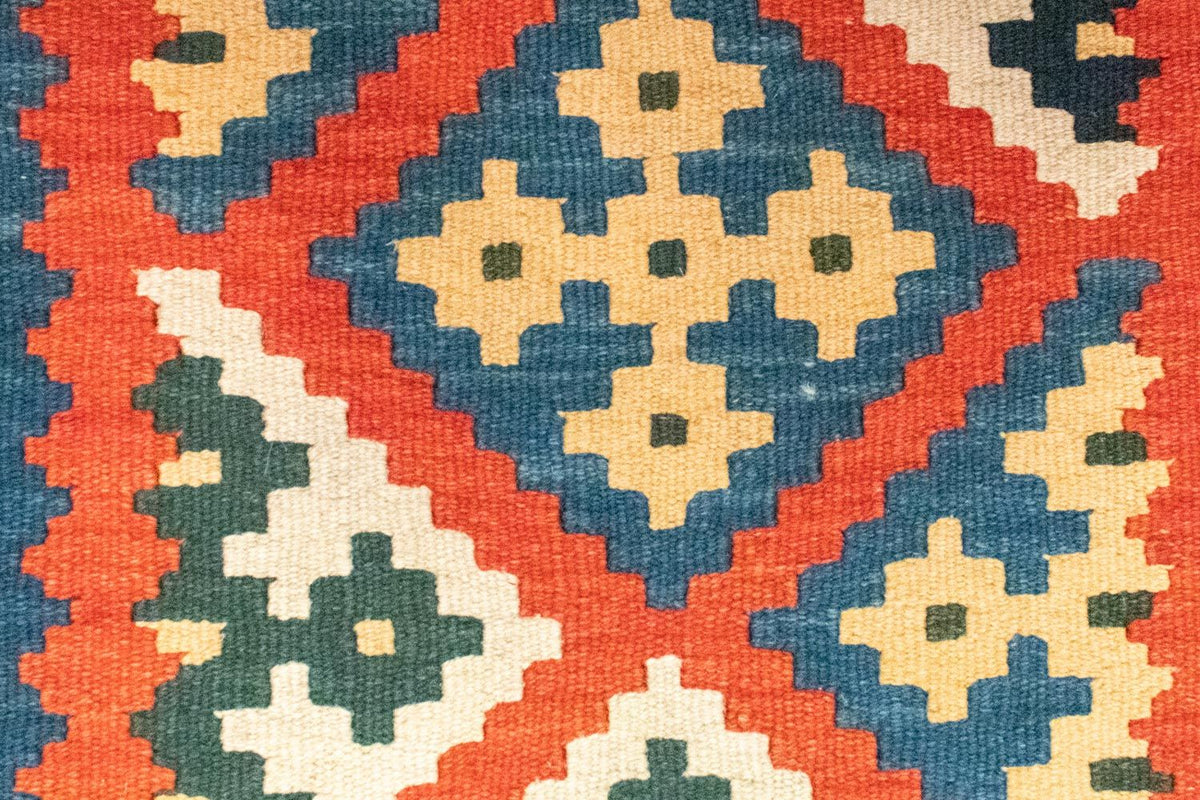 Kelim tapijt - Oosters - 117 x 81 cm - oranje