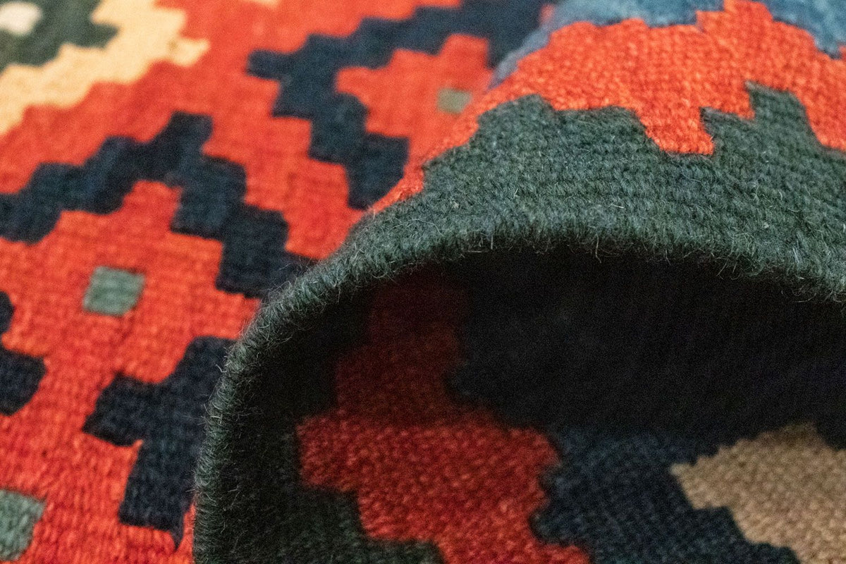 Kelim tapijt - Oosters - 117 x 81 cm - oranje