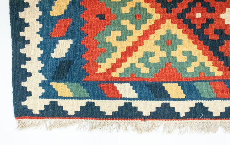 Kelim tapijt - Oosters - 121 x 83 cm - blauw