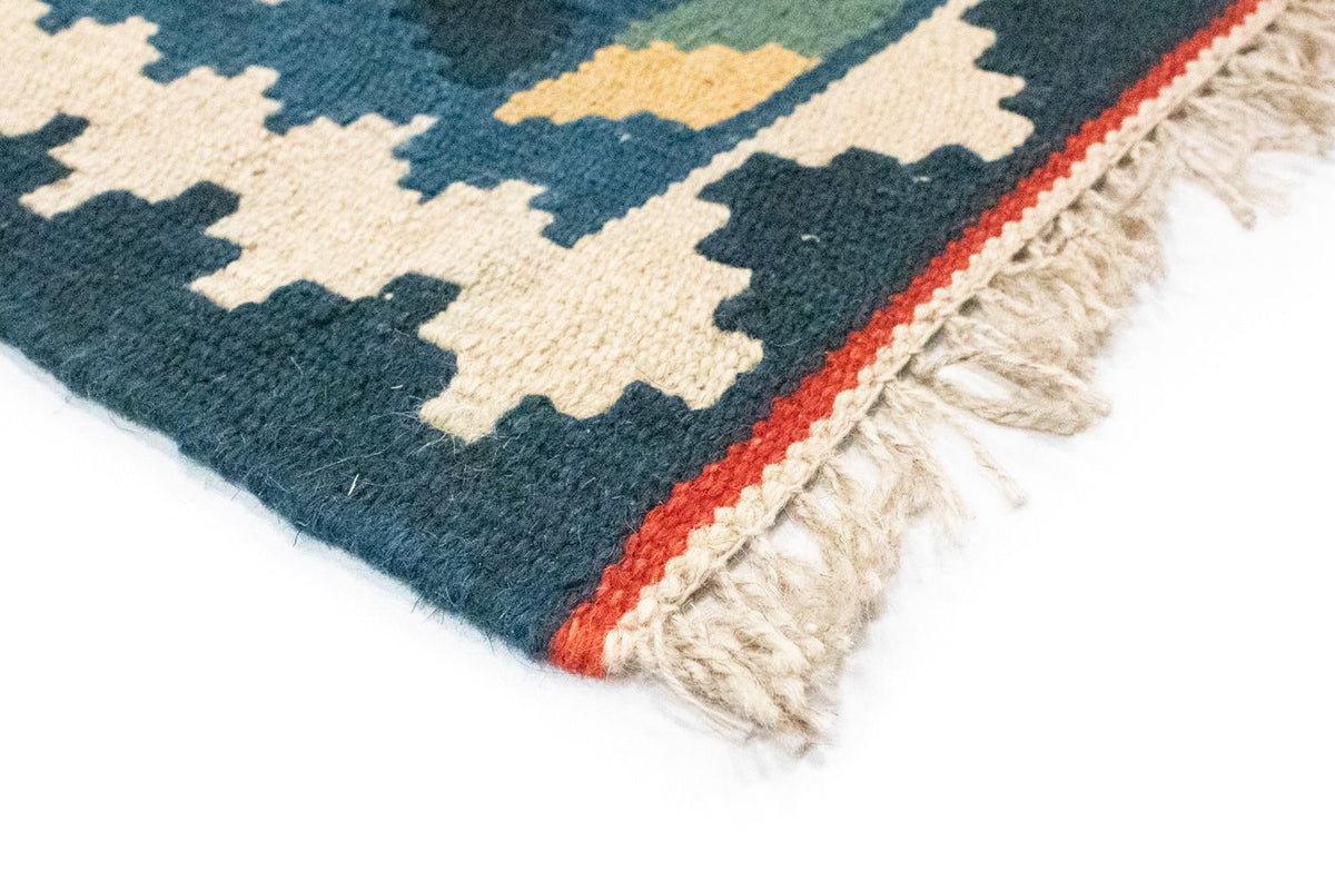 Kelim tapijt - Oosters - 121 x 83 cm - blauw