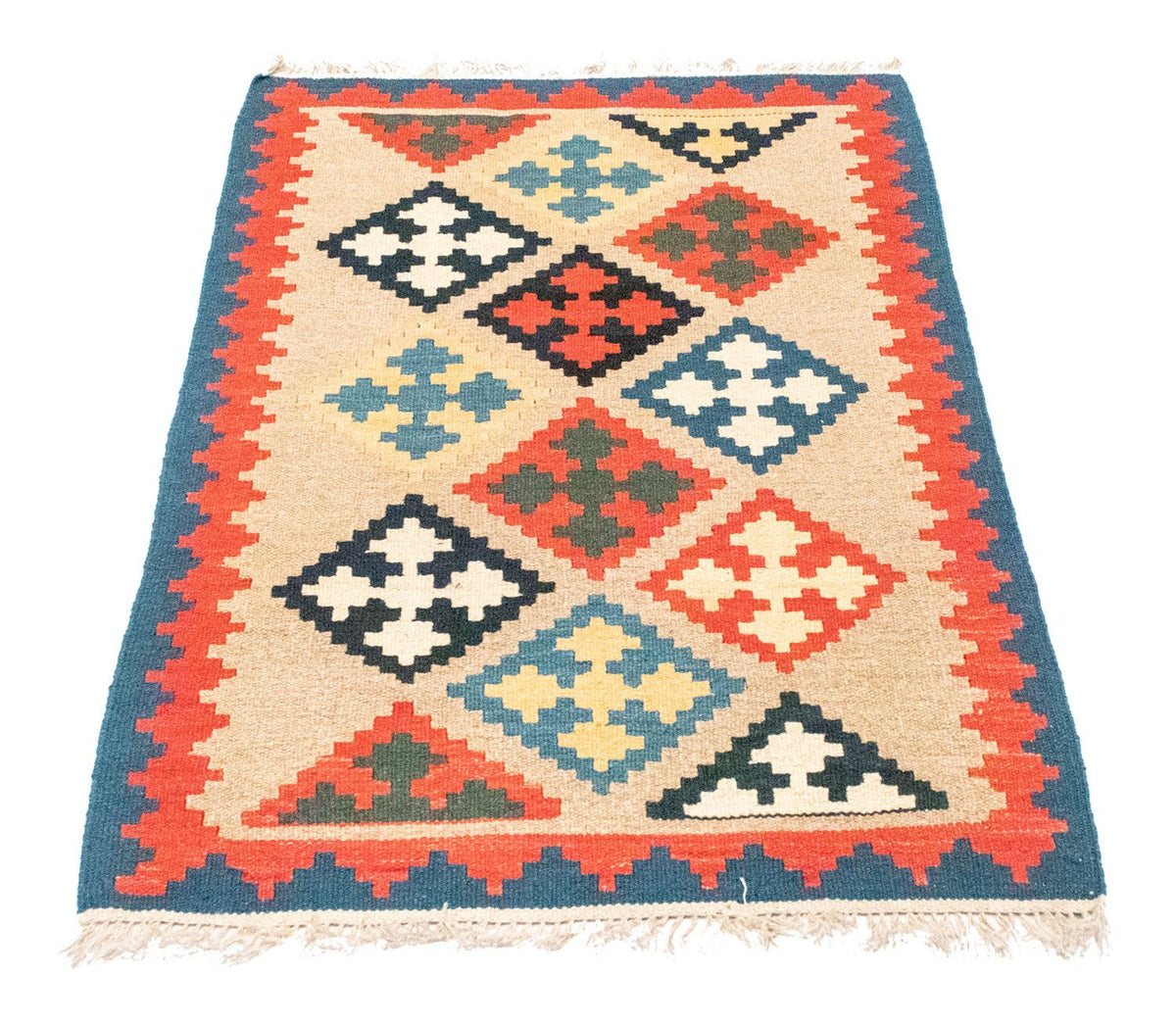 Kelim tapijt - Oosters - 120 x 83 cm - beige