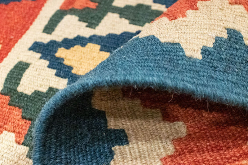 Kelim tapijt - Oosters - 124 x 84 cm - veelkleurig