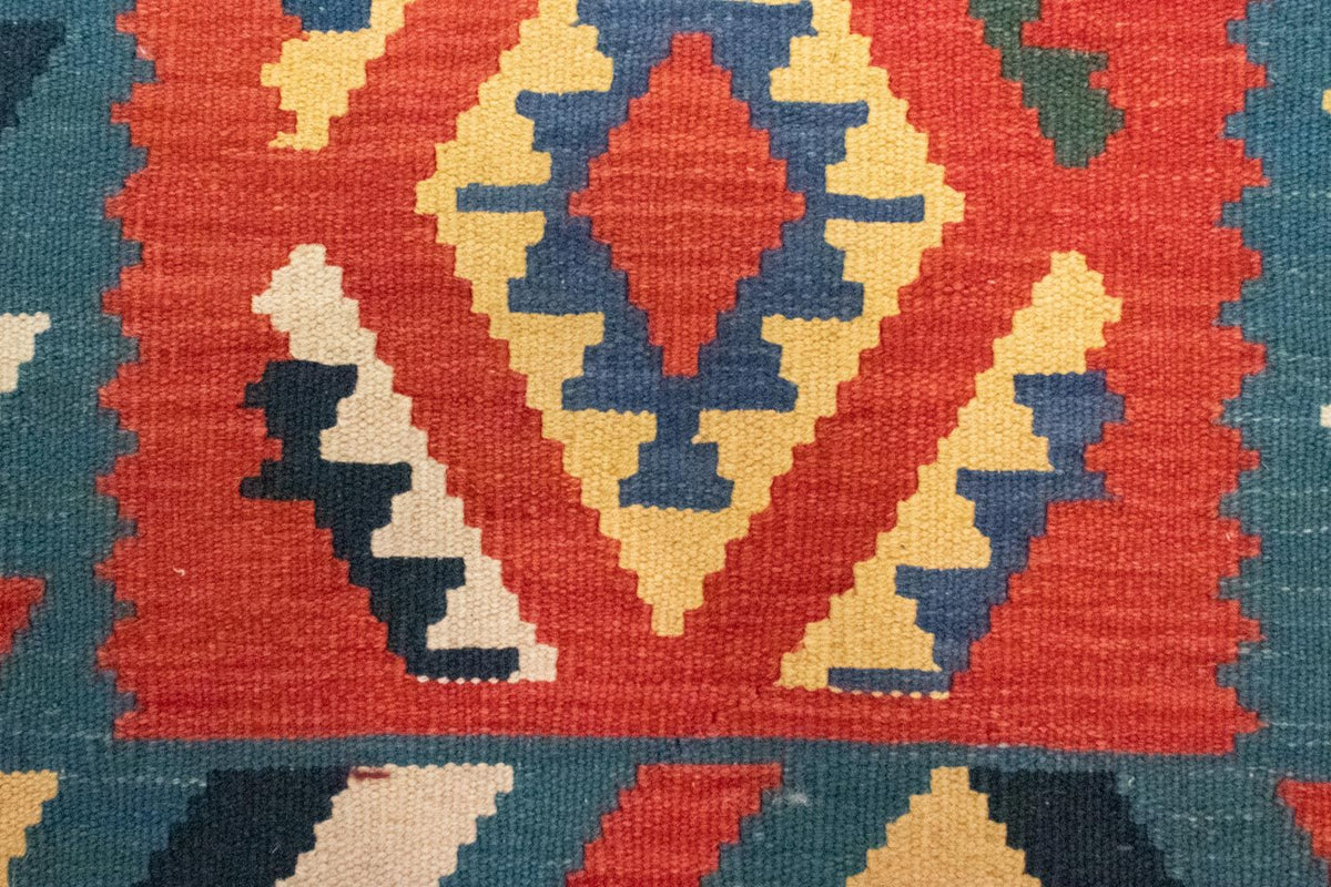 Kelim tapijt - Oosters - 122 x 83 cm - oranje