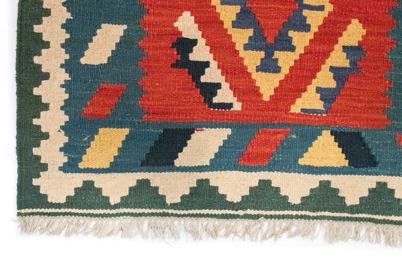 Kelim tapijt - Oosters - 122 x 83 cm - oranje