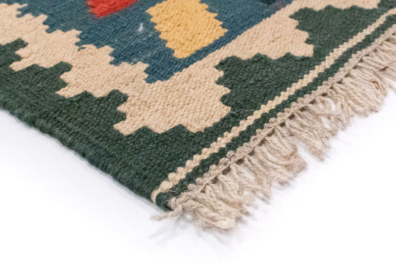 Kelim tapijt - Oosters - 122 x 83 cm - oranje