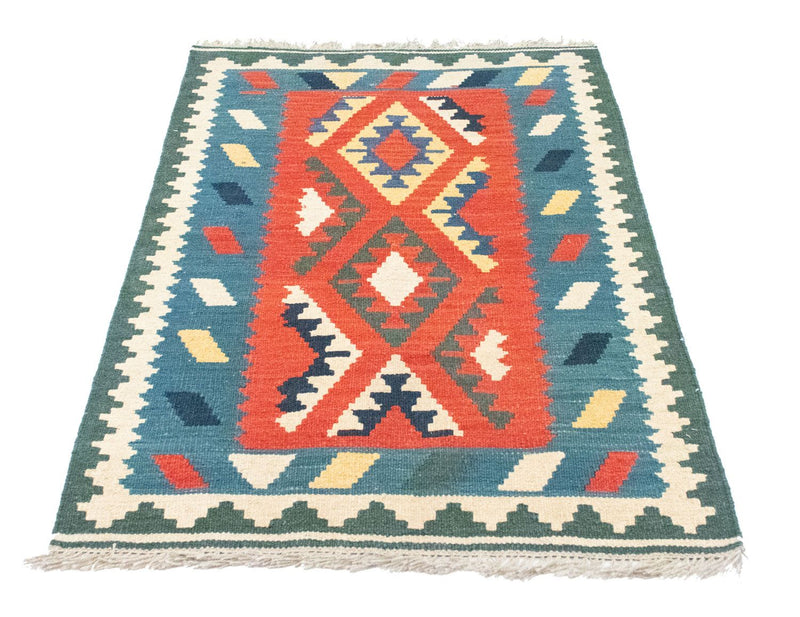 Kelim tapijt - Oosters - 122 x 83 cm - oranje