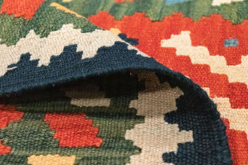 Kelim tapijt - Oosters - 120 x 80 cm - groen