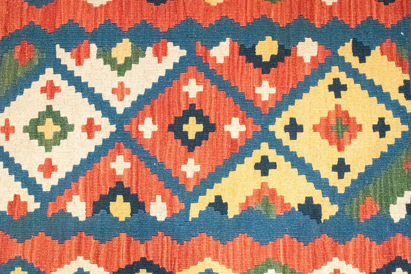 Kelim tapijt - Oosters - 123 x 83 cm - oranje