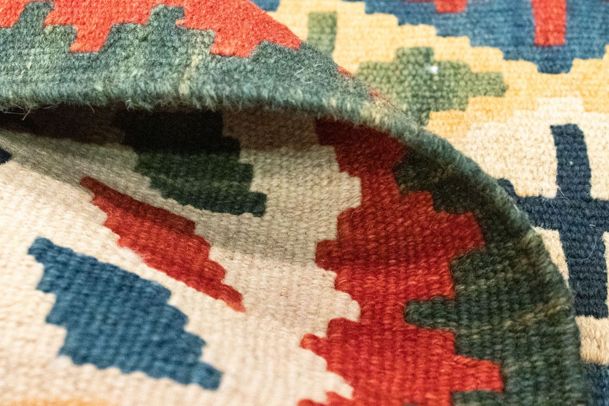 Kelim tapijt - Oosters - 123 x 86 cm - oranje