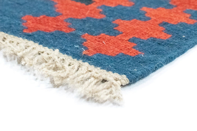 Kelim tapijt - Oosters - 122 x 82 cm - blauw