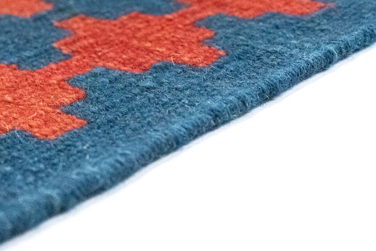 Kelim tapijt - Oosters - 122 x 82 cm - blauw