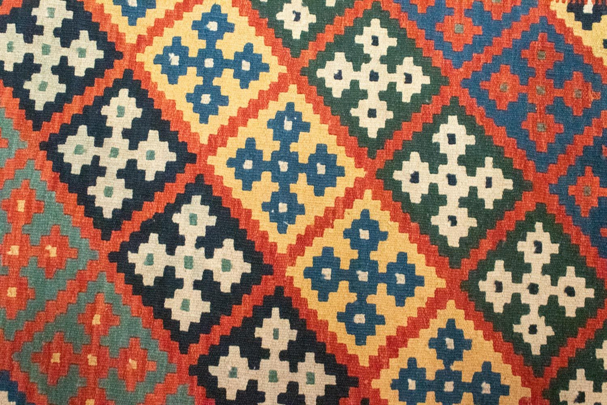 Kelim tapijt - Oosters - 122 x 90 cm - oranje