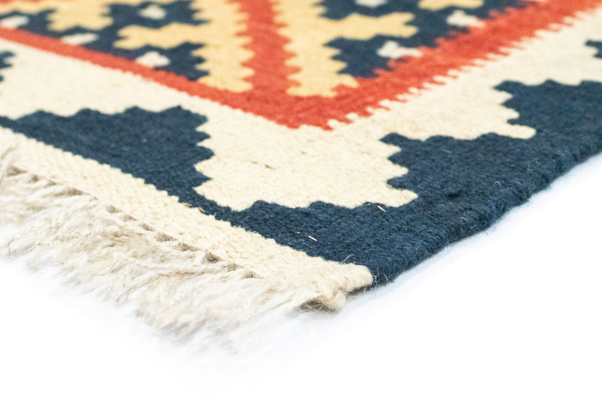 Kelim tapijt - Oosters - 122 x 90 cm - oranje