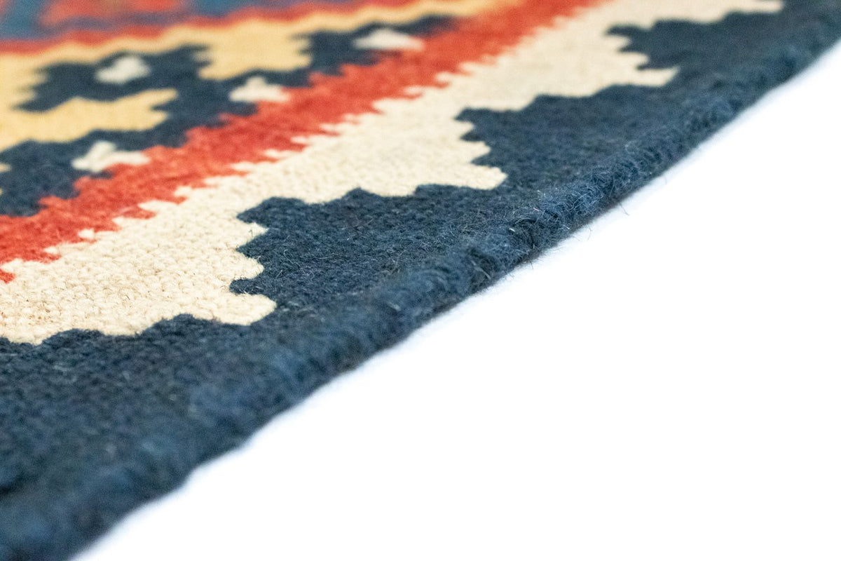 Kelim tapijt - Oosters - 122 x 90 cm - oranje