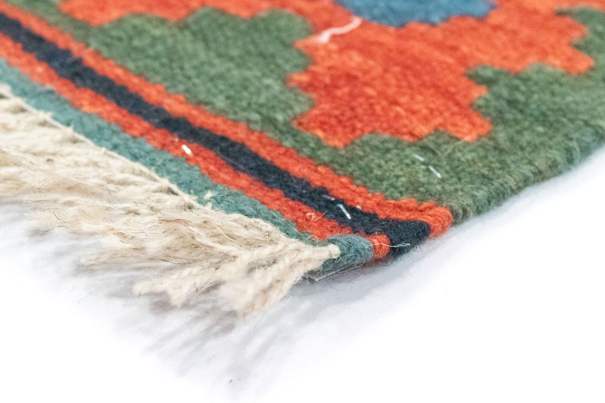 Kelim tapijt - Oosters - 126 x 83 cm - oranje