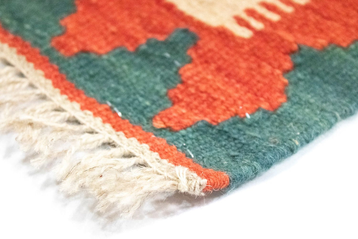 Kelim tapijt - Oosters - 127 x 80 cm - oranje