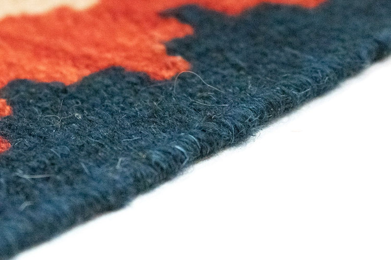 Kelim tapijt - Oosters - 126 x 83 cm - blauw