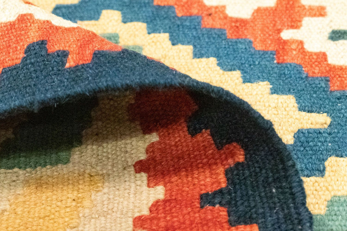 Kelim tapijt - Oosters - 126 x 83 cm - blauw