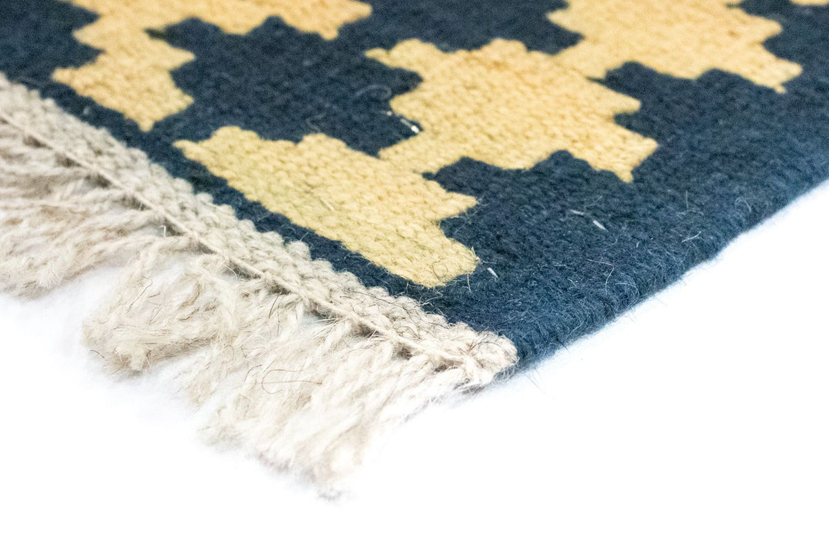 Kelim tapijt - Oosters - 127 x 84 cm - oranje