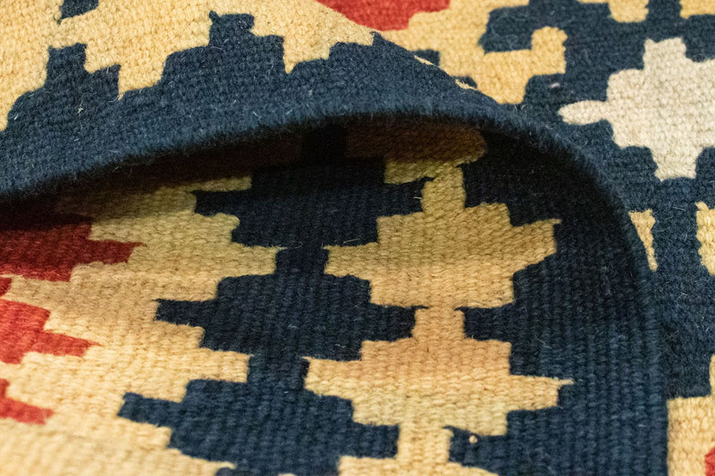 Kelim tapijt - Oosters - 127 x 84 cm - oranje