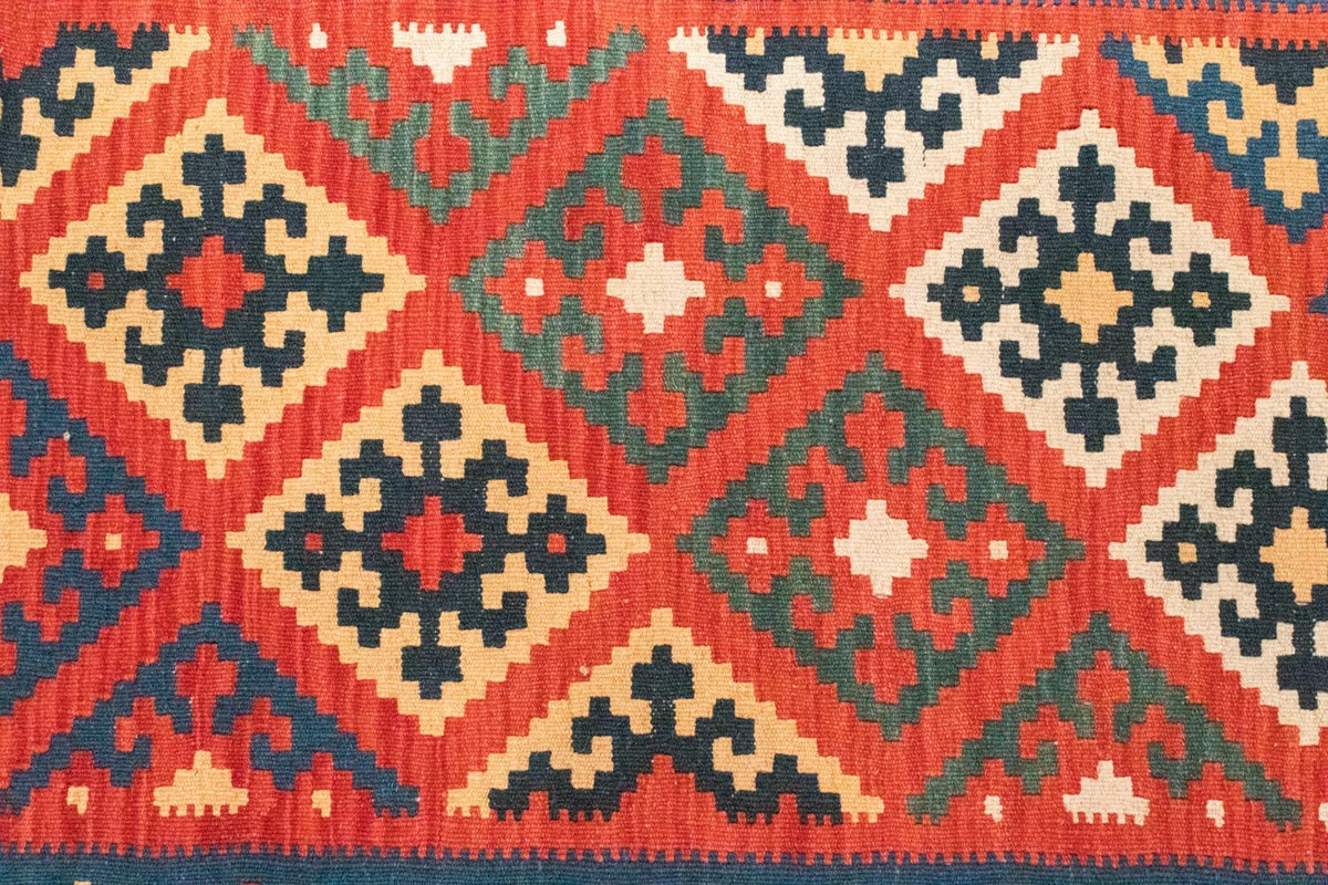 Kelim tapijt - Oosters - 126 x 85 cm - oranje