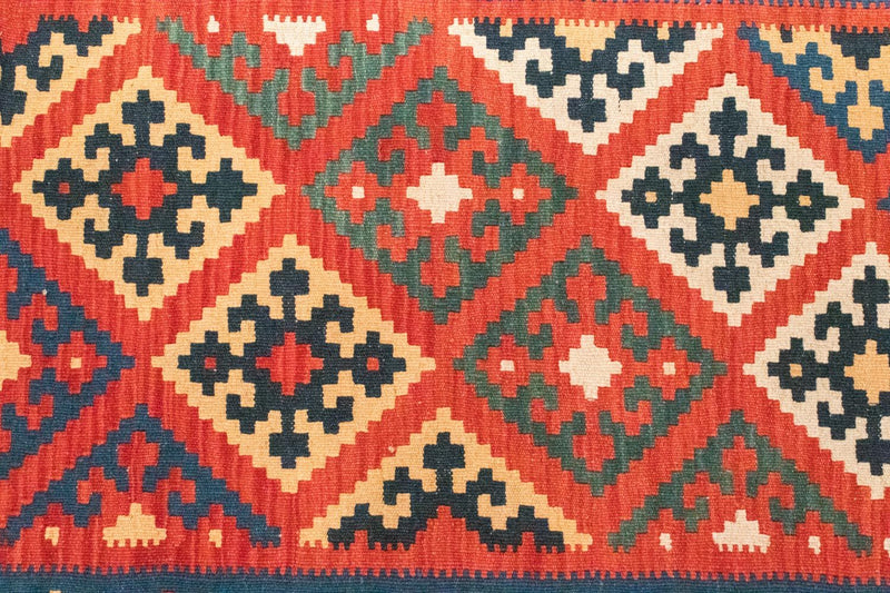 Kelim tapijt - Oosters - 126 x 85 cm - oranje