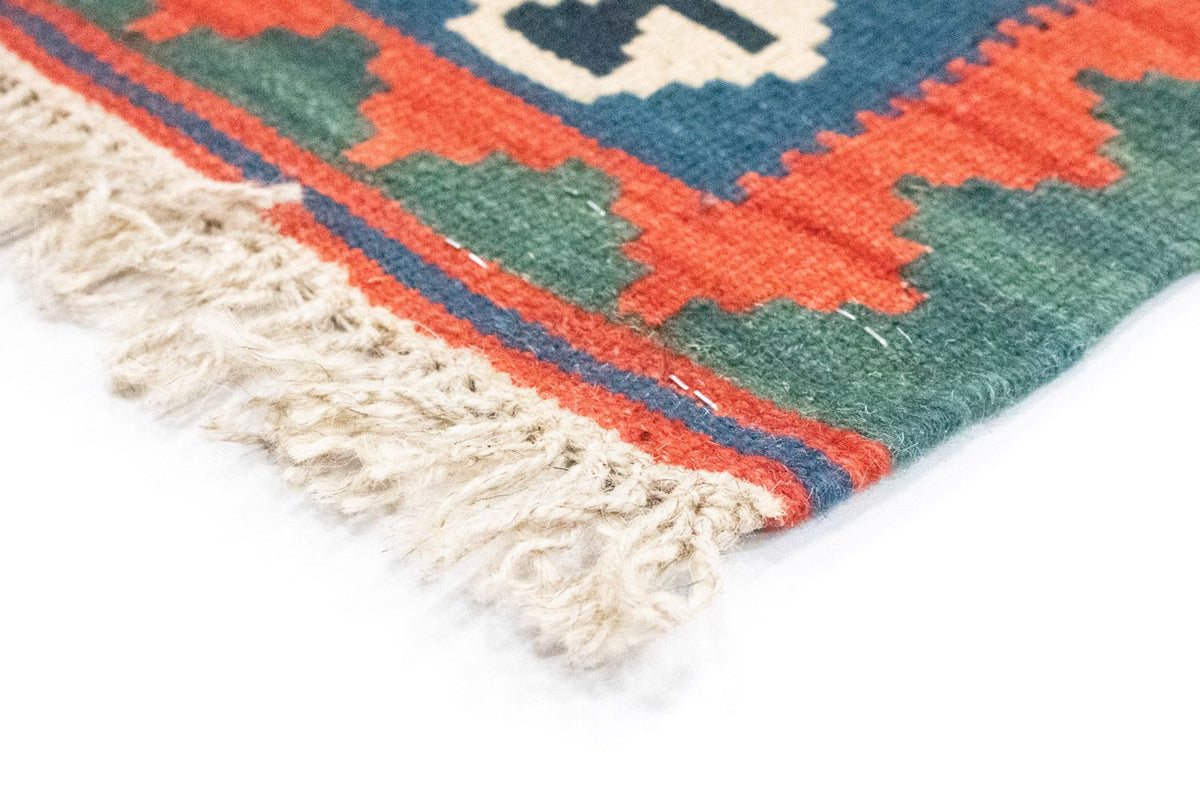 Kelim tapijt - Oosters - 126 x 85 cm - oranje