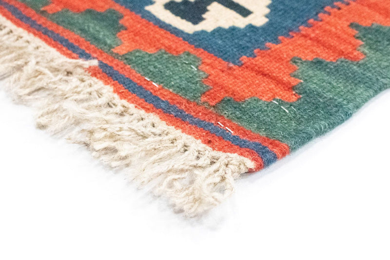 Kelim tapijt - Oosters - 126 x 85 cm - oranje