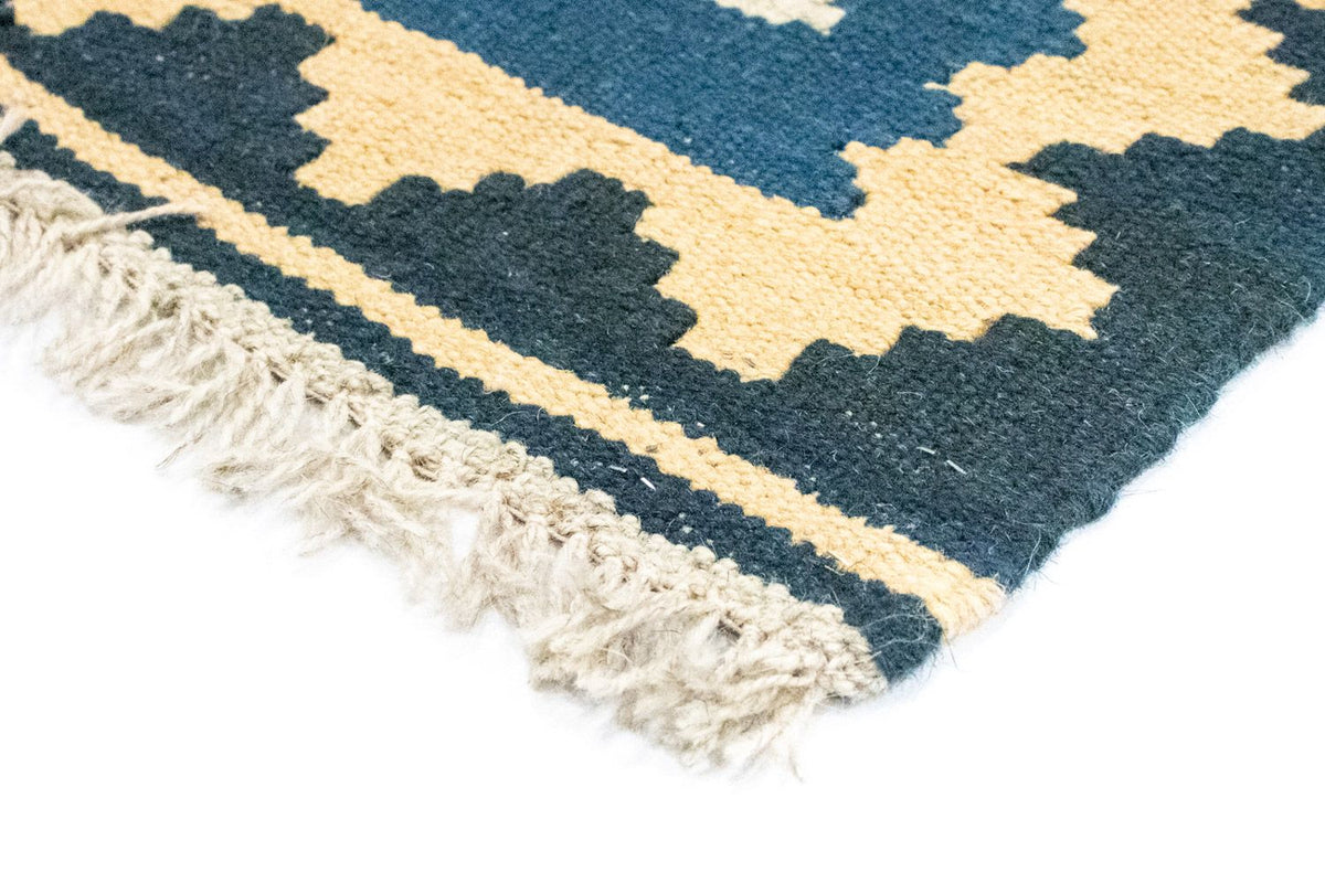 Kelim tapijt - Oosters - 125 x 85 cm - blauw