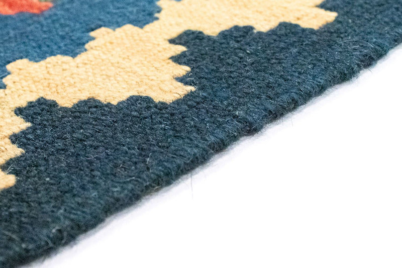 Kelim tapijt - Oosters - 125 x 85 cm - blauw