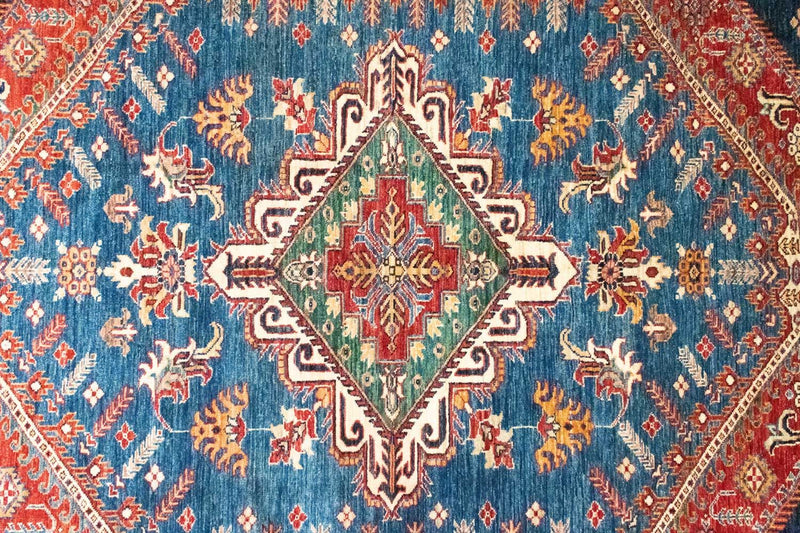 Ziegler Tapijt - Kazak - 292 x 206 cm - blauw