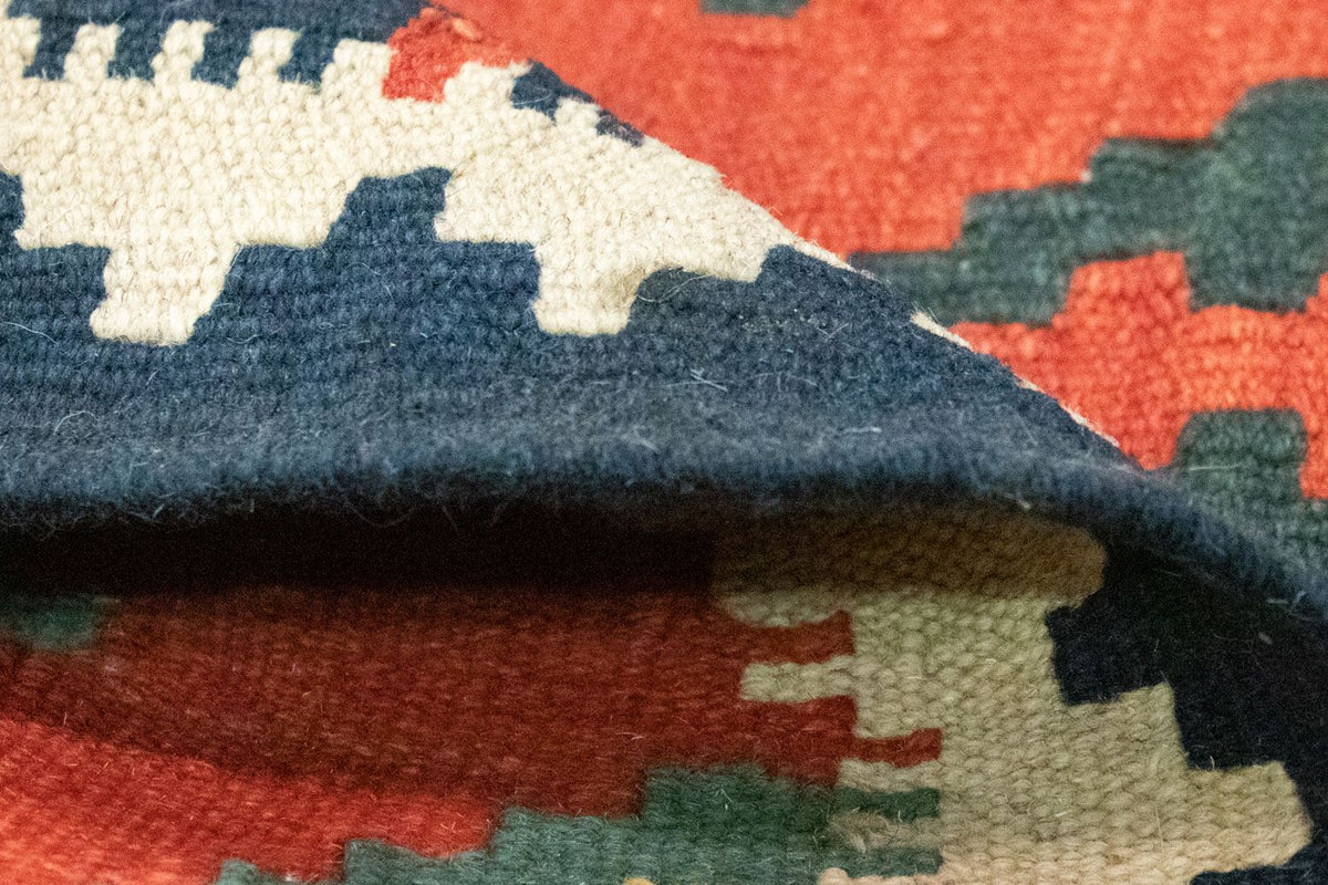 Kelim tapijt - Oosters - 112 x 85 cm - oranje