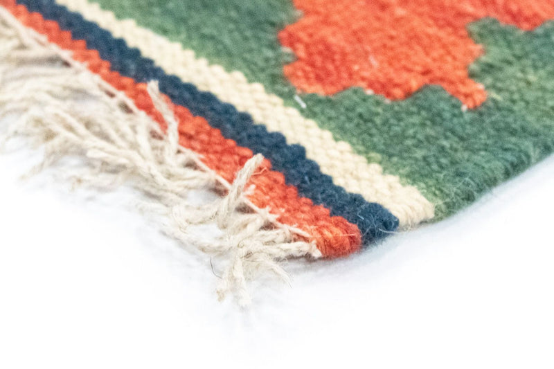 Kelim tapijt - Oosters - 133 x 80 cm - oranje