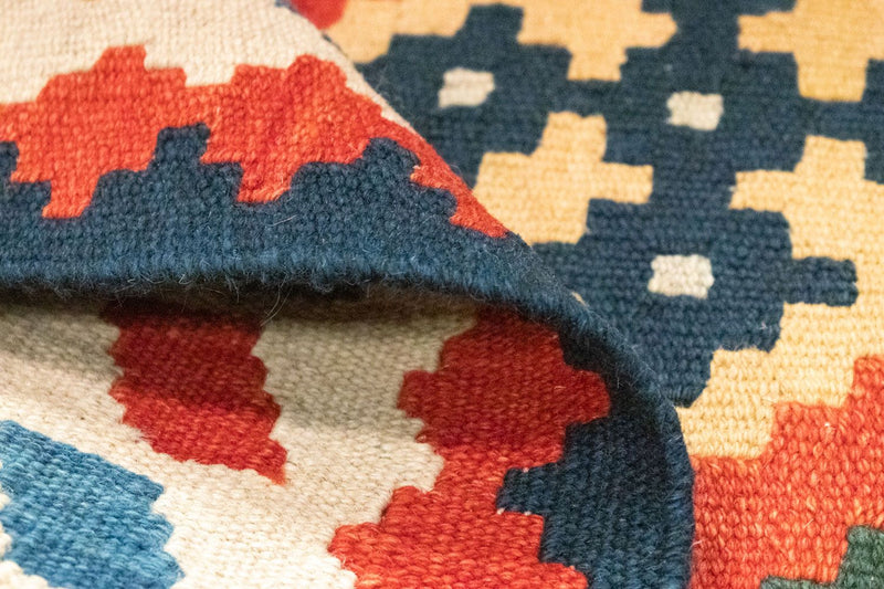 Kelim tapijt - Oosters - 120 x 83 cm - oranje