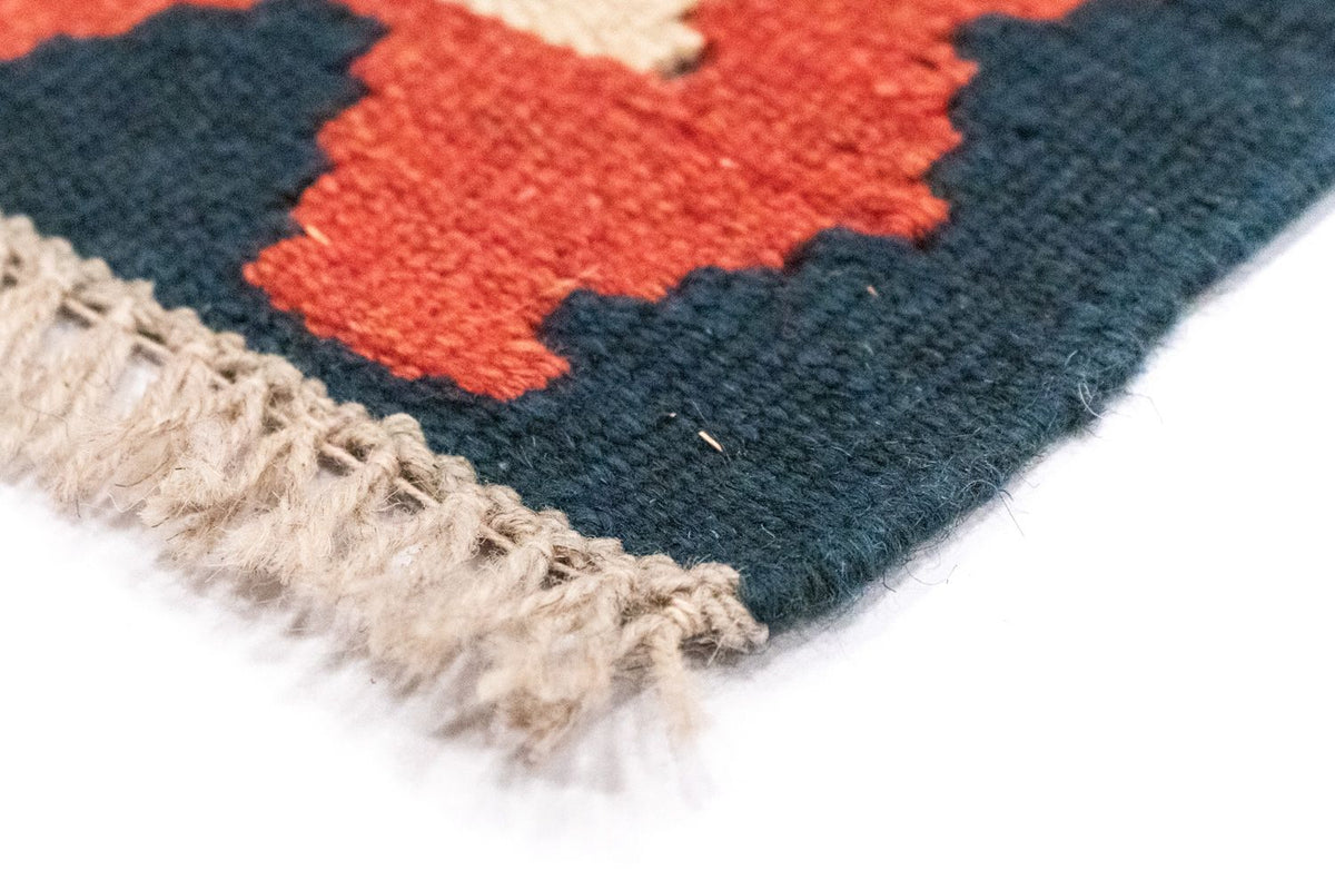 Kelim tapijt - Oosters - 121 x 80 cm - blauw