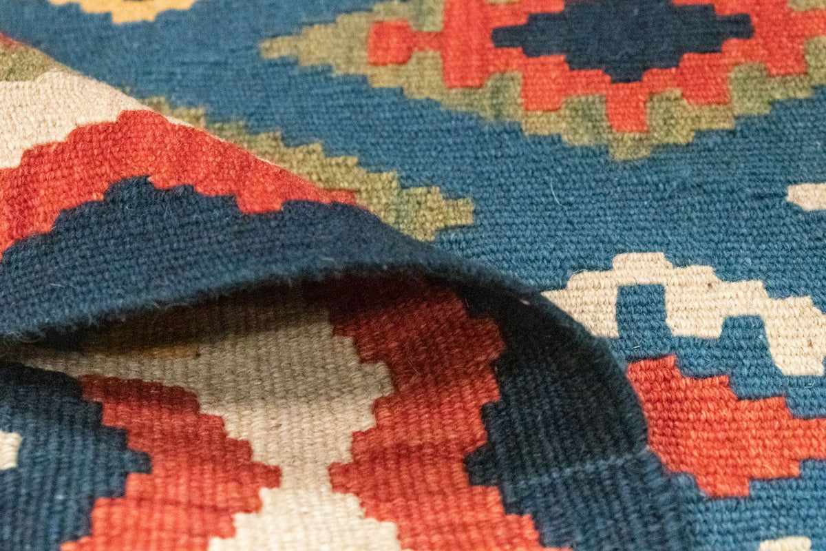 Kelim tapijt - Oosters - 121 x 80 cm - blauw