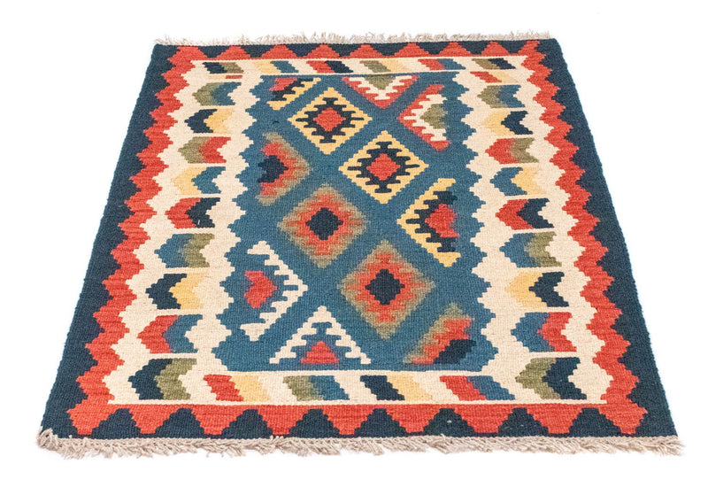 Kelim tapijt - Oosters - 121 x 80 cm - blauw