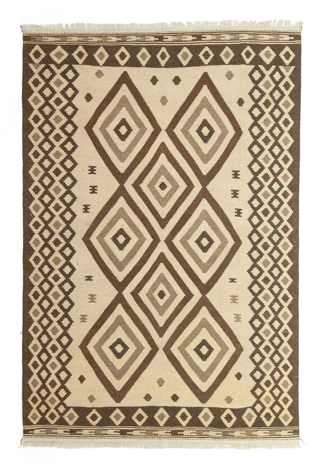 Kelim tapijt - Oosters - 308 x 205 cm - beige