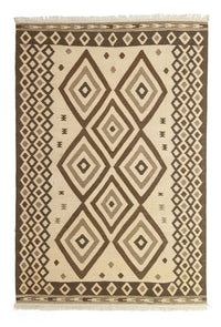 Kelim tapijt - Oosters - 308 x 205 cm - beige