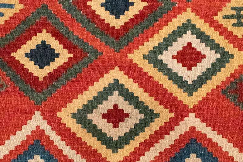 Kelim tapijt - Oosters - 240 x 170 cm - oranje