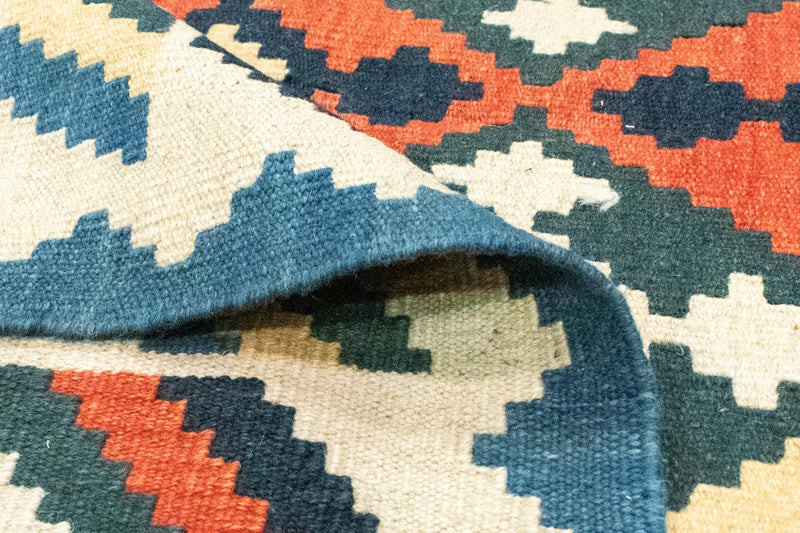 Kelim tapijt - Oosters - 250 x 165 cm - blauw