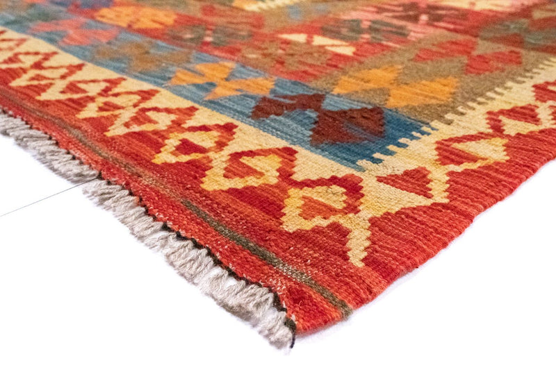 Kelim tapijt - Oosters - 259 x 161 cm - oranje