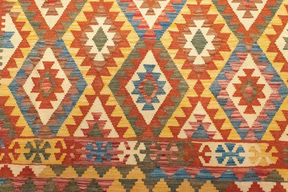 Kelim tapijt - Oosters - 287 x 201 cm - bruin