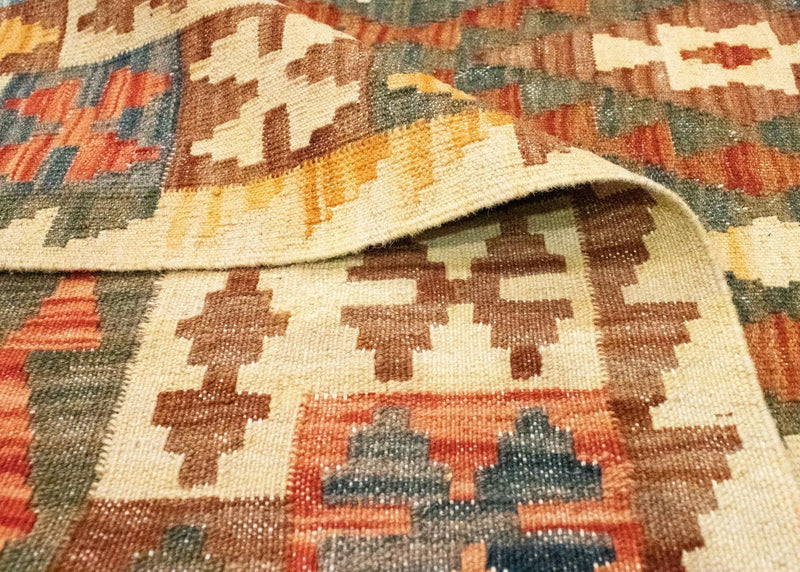 Kelim tapijt - Oosters - 295 x 202 cm - bruin