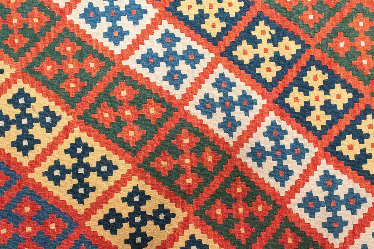 Kelim tapijt - Oosters - 300 x 208 cm - oranje